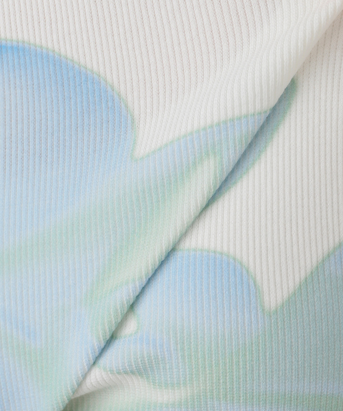 JOINT WORKS（ジョイントワークス）の「PISCESS/パイシスFlower Sleeveless Top（Tシャツ/カットソー・レディース・グレー/ブルー/ピンク・FREE）」の7枚目の写真