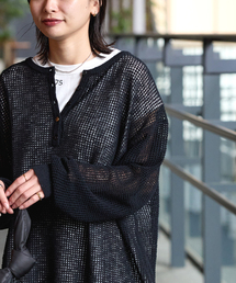 JOURNAL STANDARD（ジャーナルスタンダード）の「《追加》ヘンリーメッシュニット（ニット/セーター）」