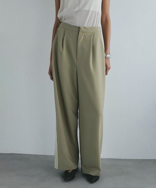 MANOF（マノフ）の「SIDE LINE PANTS（その他パンツ・レディース・ベージュ/チャコールグレー/ライトブルー・M/S）」の5枚目の写真