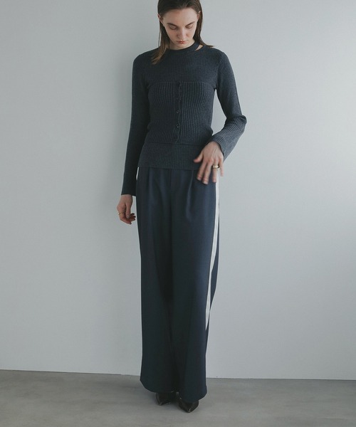 パンツ MANOF SIDE LINE SPORTS SATIN PANTS SIDE LINE SPORTS SATIN PANTS｜SKIRT/PANTS(スカート/パンツ