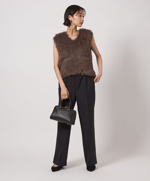 セール】フェザー ノースリーブ プルオーバー -ウォッシャブル