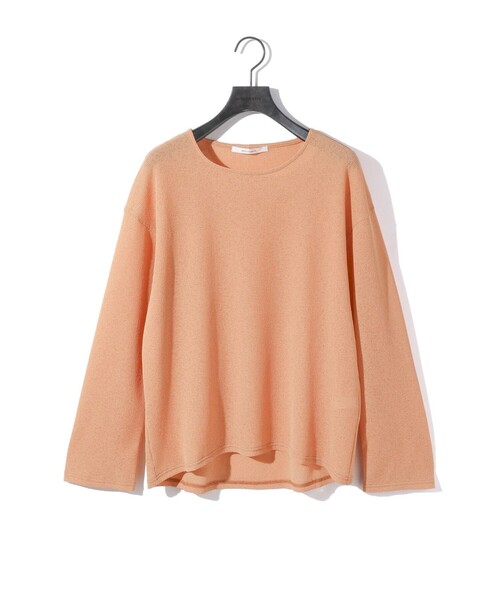 MIDIUMISOLID（ミディウミソリッド）の「MIDIUMISOLID for Ladies シアーワッフルプルオーバー（Tシャツ/カットソー・レディース・オレンジ/ブラック/オフホワイト/ワインレッド・FREE）」の2枚目の写真