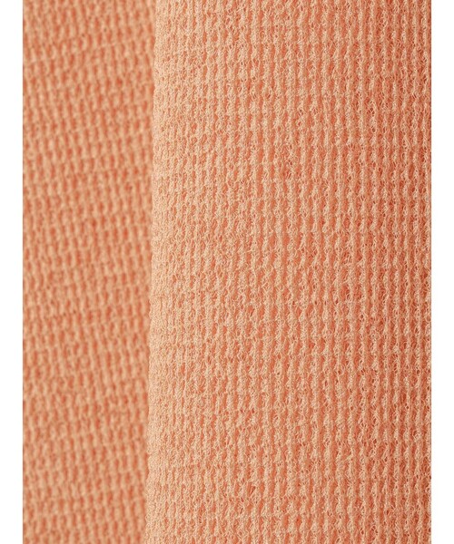 MIDIUMISOLID（ミディウミソリッド）の「MIDIUMISOLID for Ladies シアーワッフルプルオーバー（Tシャツ/カットソー・レディース・オレンジ/ブラック/オフホワイト/ワインレッド・FREE）」の9枚目の写真