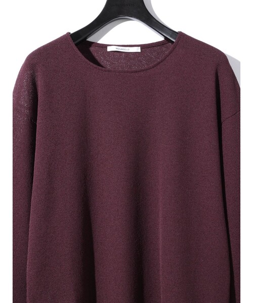 MIDIUMISOLID（ミディウミソリッド）の「MIDIUMISOLID for Ladies シアーワッフルプルオーバー（Tシャツ/カットソー・レディース・オレンジ/ブラック/オフホワイト/ワインレッド・FREE）」の18枚目の写真