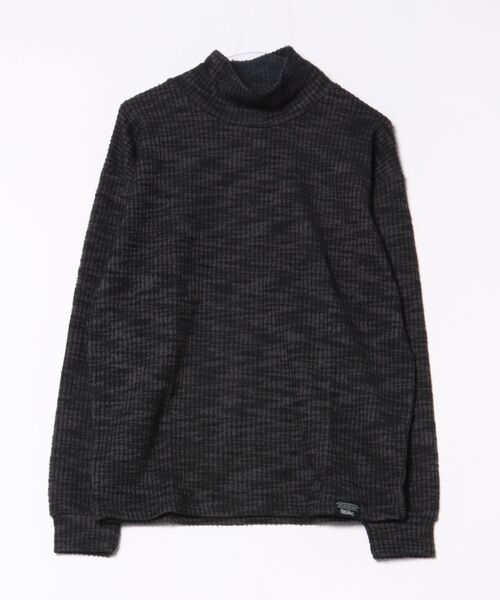 Mossimo(モッシモ)の「MOSSIMO モックネック 長袖Tシャツ(Tシャツ/カットソー・メンズ・ブラック/チャコールグレー・XL/L/M/S)」の8枚目の写真