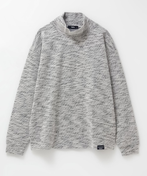 Mossimo(モッシモ)の「MOSSIMO モックネック 長袖Tシャツ(Tシャツ/カットソー・メンズ・ブラック/チャコールグレー・XL/L/M/S)」の2枚目の写真