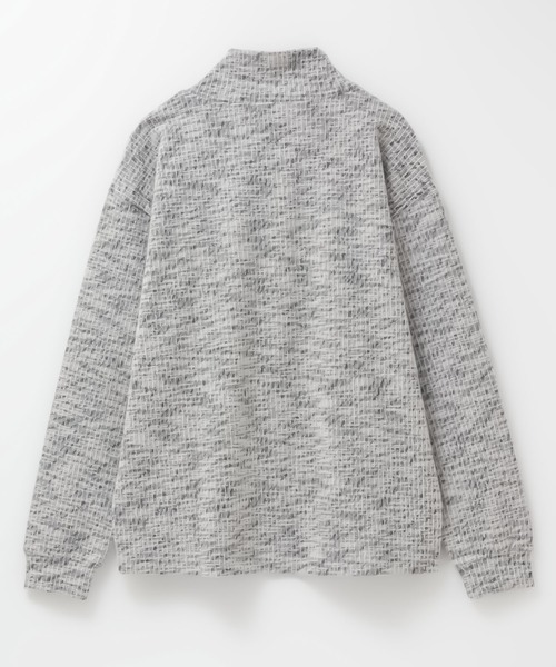 Mossimo(モッシモ)の「MOSSIMO モックネック 長袖Tシャツ(Tシャツ/カットソー・メンズ・ブラック/チャコールグレー・XL/L/M/S)」の4枚目の写真