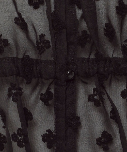 FOUND GOOD（ファウンドグッド）の「フラワードビーCDブラウス（シャツ/ブラウス・レディース・ブラウン系3/ブラック・L/M）」の8枚目の写真