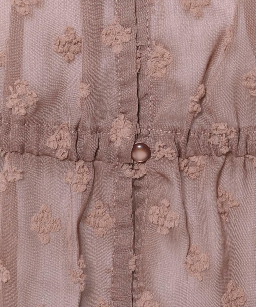 FOUND GOOD（ファウンドグッド）の「フラワードビーCDブラウス（シャツ/ブラウス・レディース・ブラウン系3/ブラック・L/M）」の9枚目の写真