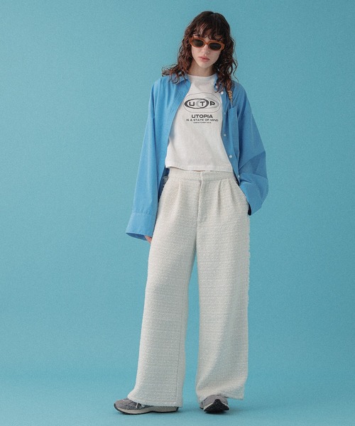 TW パンツ benine 9 / ウールツイル2タックスラックス