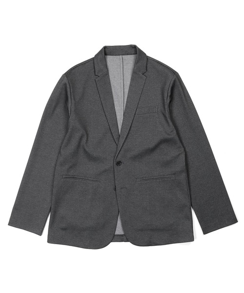 The DUFFER of ST.GEORGE（ザダファーオブセントジョージ）の「SET UP COMFORT JERSEY JACKET：セットアップ コンフォート ジャージジャケット（テーラードジャケット・メンズ・チャコールグレー/ライトグレー・MEDIUM/SMALL/X-LARGE/LARGE）」の10枚目の写真