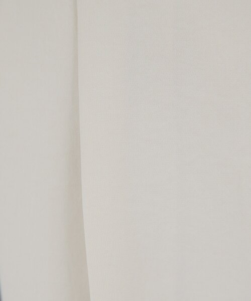 GALLARDAGALANTE ジャージーワイドタックパンツ ホワイト ジャージーワイドタックパンツ（その他パンツ