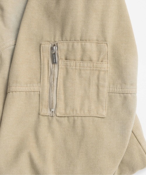 MAISON SPECIAL(メゾンスペシャル)の「Washed MA-1/ウォッシュドMA-1【MAISON SPECIAL/メゾンスペシャル】(MA-1・レディース・ベージュ/ブラック・FREE)」の14枚目の写真
