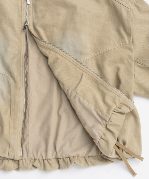 MAISON SPECIAL(メゾンスペシャル)の「Washed MA-1/ウォッシュドMA-1【MAISON SPECIAL/メゾンスペシャル】(MA-1・レディース・ベージュ/ブラック・FREE)」の13枚目の写真