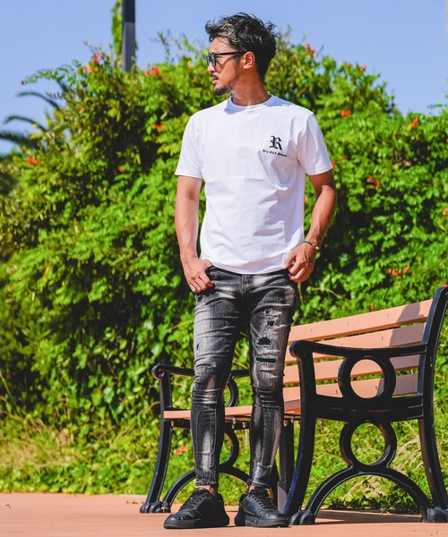 adamsJUGGLER(アダムスジャグラー)の「RTEGO/EUSAティー(Tシャツ/カットソー・メンズ・ブラック/ホワイト・M/L/XL/S/XXL)」の3枚目の写真