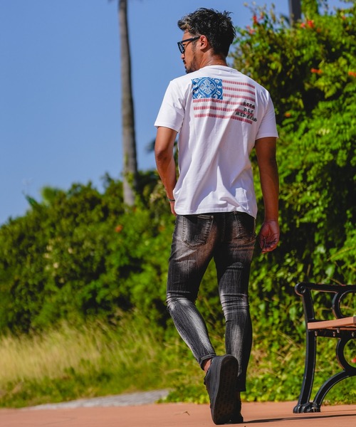 adamsJUGGLER(アダムスジャグラー)の「RTEGO/EUSAティー(Tシャツ/カットソー・メンズ・ブラック/ホワイト・M/L/XL/S/XXL)」の9枚目の写真