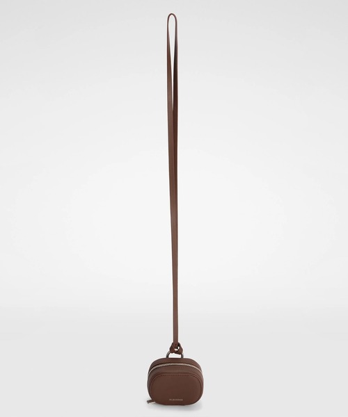 【美品】ジルサンダー　タングル　AirPodケース Jil Sander タングルAirPodsケース レザーネックレス ブラック