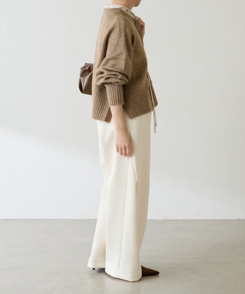 COLLAGE GALLARDAGALANTE（コラージュガリャルダガランテ）の「ヤクライクニット/WEB限定カラー展開（ニット/セーター・レディース・ライトグレー/チャコールグレー/オフホワイト/ブラック/オレンジ/モカ/ブラウン/ブルー・FREE）」の10枚目の写真