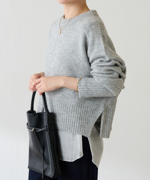 セール】ヤクライクニット/WEB限定カラー展開（ニット/セーター