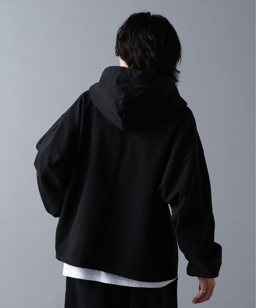 DANKE SCHON（ダンケシェーン）の「DankeSchon/ダンケシェーン/480HW SWEAT ZIP HOODIE（パーカー・メンズ・ブラウン/ブラック・S/M/L）」の4枚目の写真