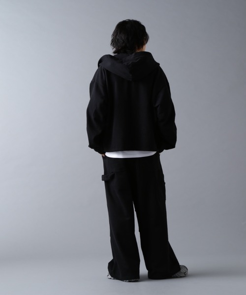 DANKE SCHON（ダンケシェーン）の「DankeSchon/ダンケシェーン/480HW SWEAT ZIP HOODIE（パーカー・メンズ・ブラウン/ブラック・S/M/L）」の9枚目の写真