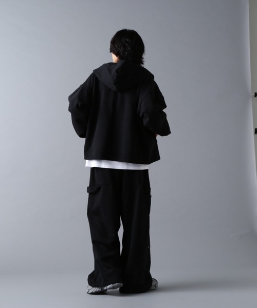 DANKE SCHON（ダンケシェーン）の「DankeSchon/ダンケシェーン/480HW SWEAT ZIP HOODIE（パーカー・メンズ・ブラウン/ブラック・S/M/L）」の10枚目の写真