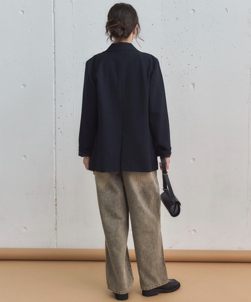 Doux archives（ドゥアルシーヴ）の「デニムサロペット（サロペット/オーバーオール・レディース・ブラウン/グレー・FREE）」の16枚目の写真