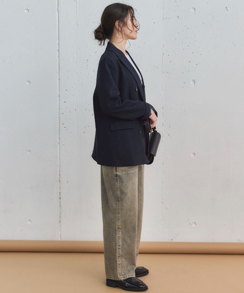 Doux archives（ドゥアルシーヴ）の「デニムサロペット（サロペット/オーバーオール・レディース・ブラウン/グレー・FREE）」の17枚目の写真