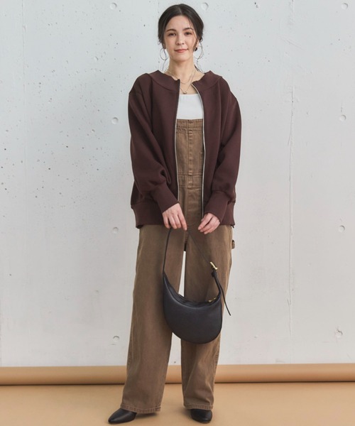 Doux archives（ドゥアルシーヴ）の「デニムサロペット（サロペット/オーバーオール・レディース・ブラウン/グレー・FREE）」の19枚目の写真