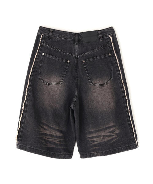 エルエイチピー（LHP）/NOT4NERD／ノットフォーナード／THORNS LINE CUT OFF SHORTS NOT4NERD/ノットフォーナード/Thorns Line Cut Off Shorts（デニム