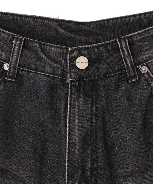 NOT4NERD（ノットフォーナード）の「NOT4NERD/ノットフォーナード/Thorns Line Cut Off Shorts（デニムパンツ・メンズ・ブラック/ブルー・XL/L）」の17枚目の写真