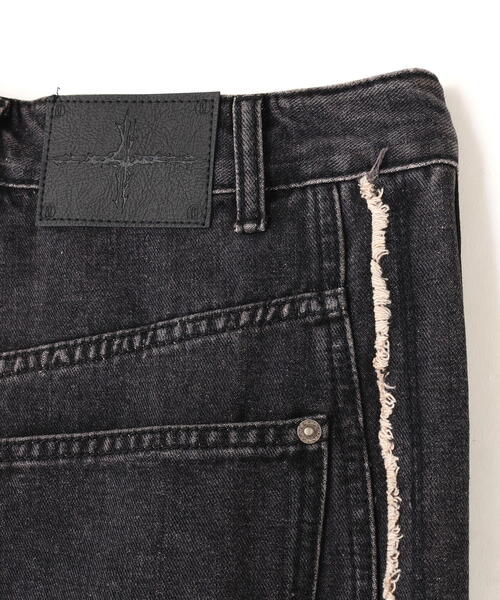 NOT4NERD（ノットフォーナード）の「NOT4NERD/ノットフォーナード/Thorns Line Cut Off Shorts（デニムパンツ・メンズ・ブラック/ブルー・XL/L）」の20枚目の写真
