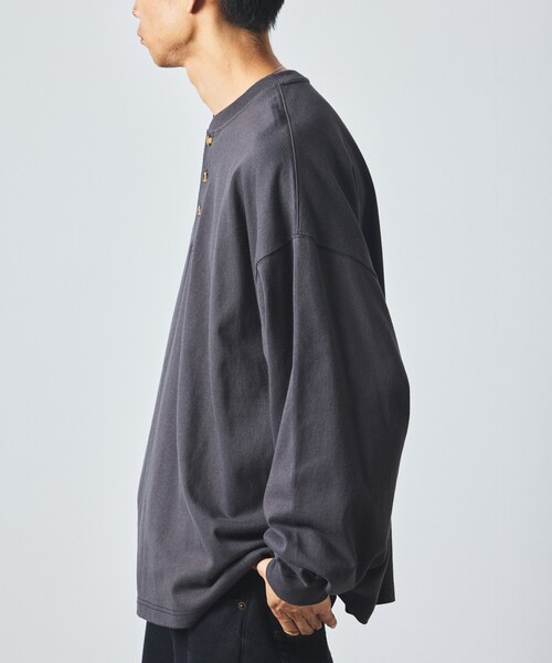 限定展開 9オンス Heavyweight ビッグシルエット ヘンリーネック