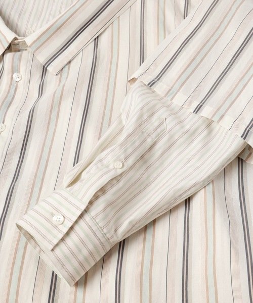 amok（アモク）の「TWO-IN-ONE SHIRT（シャツ/ブラウス・メンズ・ブルー/ベージュ・L/M/S）」の22枚目の写真