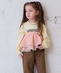 MARKEY'S（マーキーズ）の「チェックフリルレイヤードスカート（スカート・キッズ）」