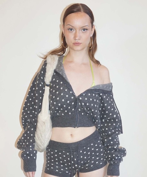 セール】Snowflake Knit Zip-Up（パーカー）｜SCULPTOR（スカルプター