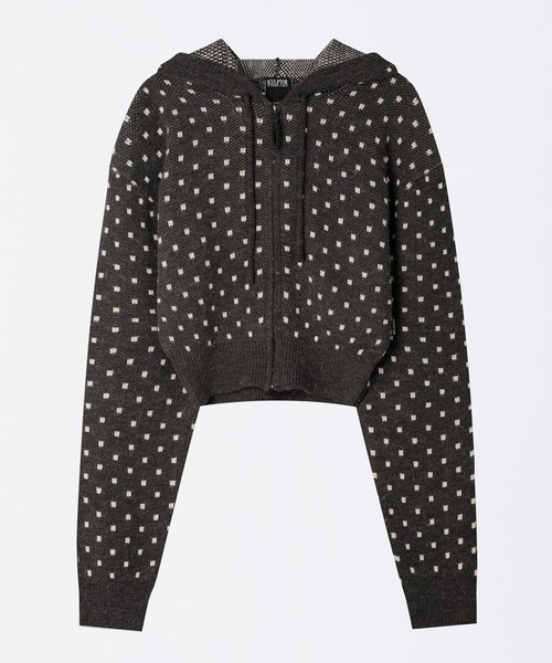 セール】Snowflake Knit Zip-Up（パーカー）｜SCULPTOR（スカルプター