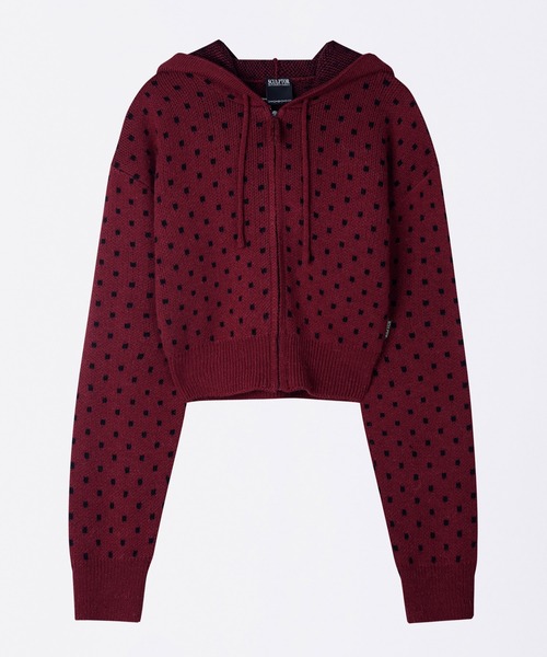 セール】Snowflake Knit Zip-Up（パーカー）｜SCULPTOR（スカルプター