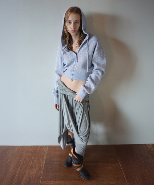 セール】Snowflake Knit Zip-Up（パーカー）｜SCULPTOR（スカルプター