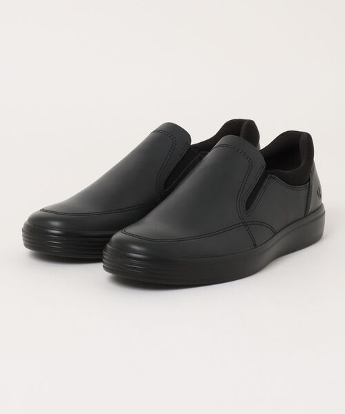 ECCO(エコー)の「シンプル上質 CLASSIC SNEAKER 本革スリッポン 軽量 高品質レザー(スリッポン・レディース・ブラック・40/41/42/43)」の1枚目の写真