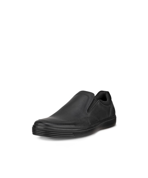 ECCO(エコー)の「シンプル上質 CLASSIC SNEAKER 本革スリッポン 軽量 高品質レザー(スリッポン・レディース・ブラック・40/41/42/43)」の4枚目の写真