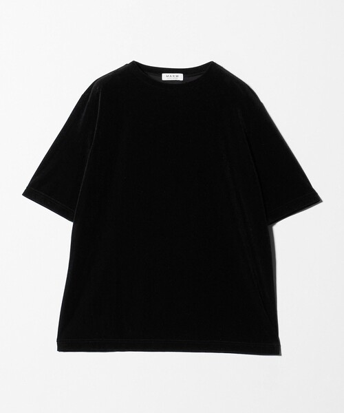 〈MARW UNITED ARROWS〉 半袖カットソー ブラック フリーサイズ セール】＜UNITED ARROWS & SONS by MASAKI KAWASE＞ W/N RS SSL