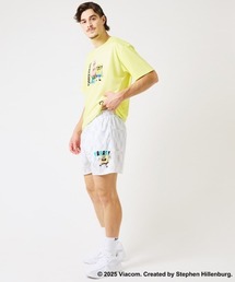 SPALDING（スポルディング）の「【SPALDING/スポルディング】プラクティスパンツ スポンジ・ボブ フレーズ/UVカット・アニメハーフパンツ（その他パンツ）」