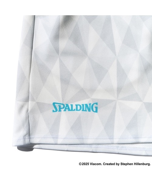 SPALDING（スポルディング）の「【SPALDING/スポルディング】プラクティスパンツ スポンジ・ボブ フレーズ/UVカット・アニメハーフパンツ（その他パンツ・メンズ・ブラック/ホワイト・LARGE/MEDIUM）」の7枚目の写真