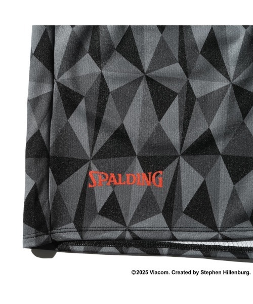 SPALDING（スポルディング）の「【SPALDING/スポルディング】プラクティスパンツ スポンジ・ボブ フレーズ/UVカット・アニメハーフパンツ（その他パンツ・メンズ・ブラック/ホワイト・LARGE/MEDIUM）」の8枚目の写真