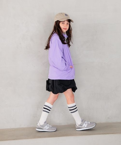 BAYFLOW（ベイフロー）の「[今季トレンドアイテム☆インナーパンツ付き!]バルーンスカート(KIDS)（スカート・キッズ・キャメル/ブラック/カーキ・120cm/110cm/130cm/150cm/140cm）」の13枚目の写真