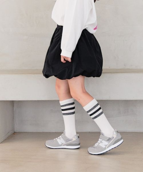 BAYFLOW（ベイフロー）の「[今季トレンドアイテム☆インナーパンツ付き!]バルーンスカート(KIDS)（スカート・キッズ・キャメル/ブラック/カーキ・120cm/110cm/130cm/150cm/140cm）」の17枚目の写真