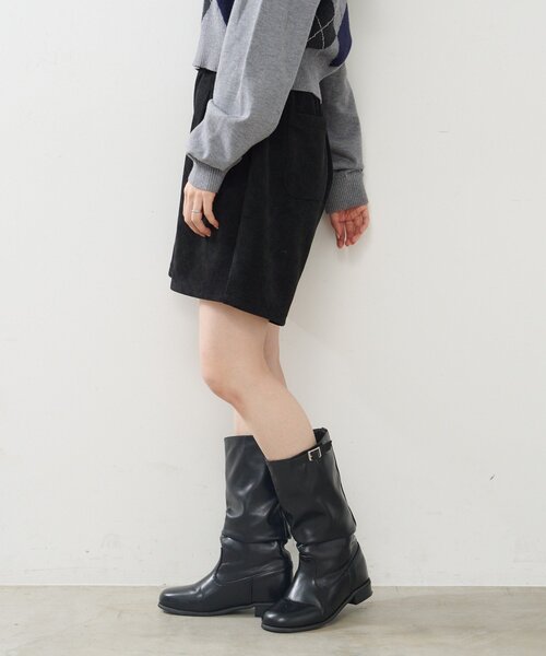 Kastane(カスタネ)の「【新色・新サイズ追加/セットアップ対応】コーデュロイショートパンツ(その他パンツ・レディース・ブラック/ブラウン/アイボリー/ネイビー・FREE/MEDIUM)」の7枚目の写真