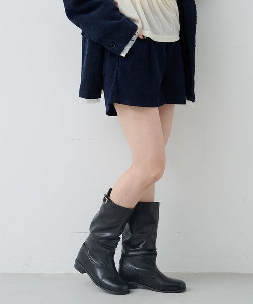 Kastane(カスタネ)の「【新色・新サイズ追加/セットアップ対応】コーデュロイショートパンツ(その他パンツ・レディース・ブラック/ブラウン/アイボリー/ネイビー・FREE/MEDIUM)」の7枚目の写真