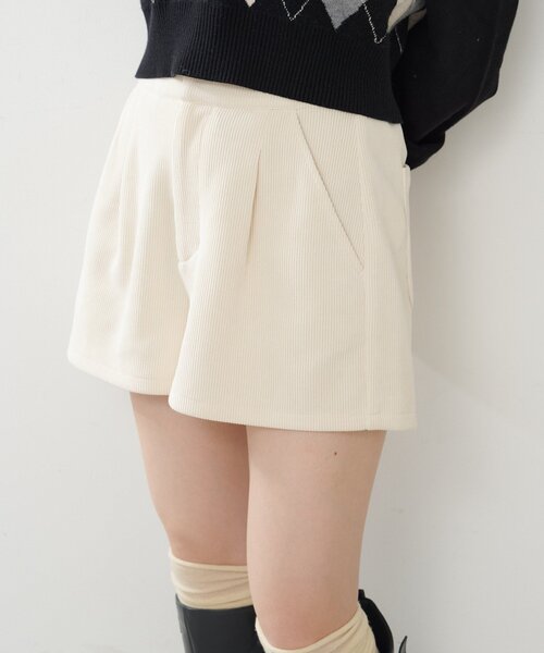 Kastane(カスタネ)の「【新色・新サイズ追加/セットアップ対応】コーデュロイショートパンツ(その他パンツ・レディース・ブラック/ブラウン/アイボリー/ネイビー・FREE/MEDIUM)」の21枚目の写真